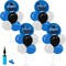 Graduation Party Balloons 2026 – Blue & Black Balloon Stand Table Centerpiece Set (4 Kits) for Class of 2026 Decorations